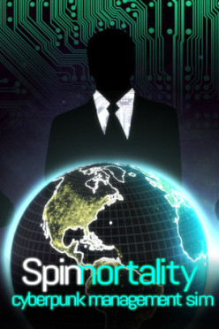 Cover zu Spinnortality - cyberpunk management sim