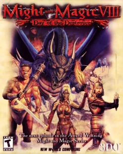 Cover zu MIGHT AND MAGIC VIII - DAY OF THE DESTROYER