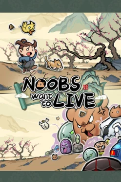 Cover zu NOOBS WANT TO LIVE