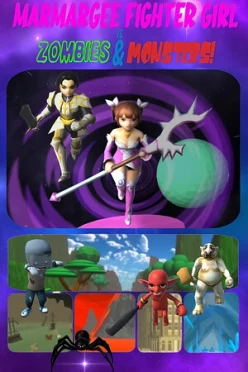 Cover zu MARMARGEE FIGHTER GIRL VS. ZOMBIES & MONSTERS!