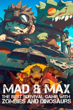 Cover zu MAD & MAX - THE BEST SURVIVAL GAME WITH ZOMBIES AND DINOSAURS
